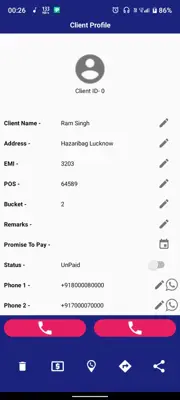 CRM android App screenshot 2